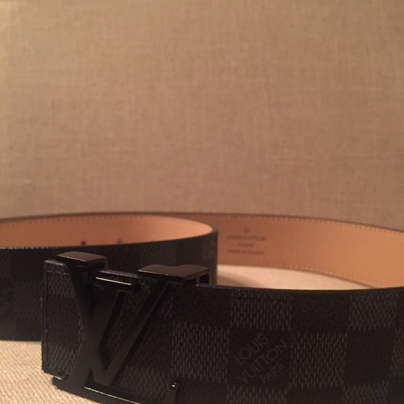 louis vuitton checkered belt